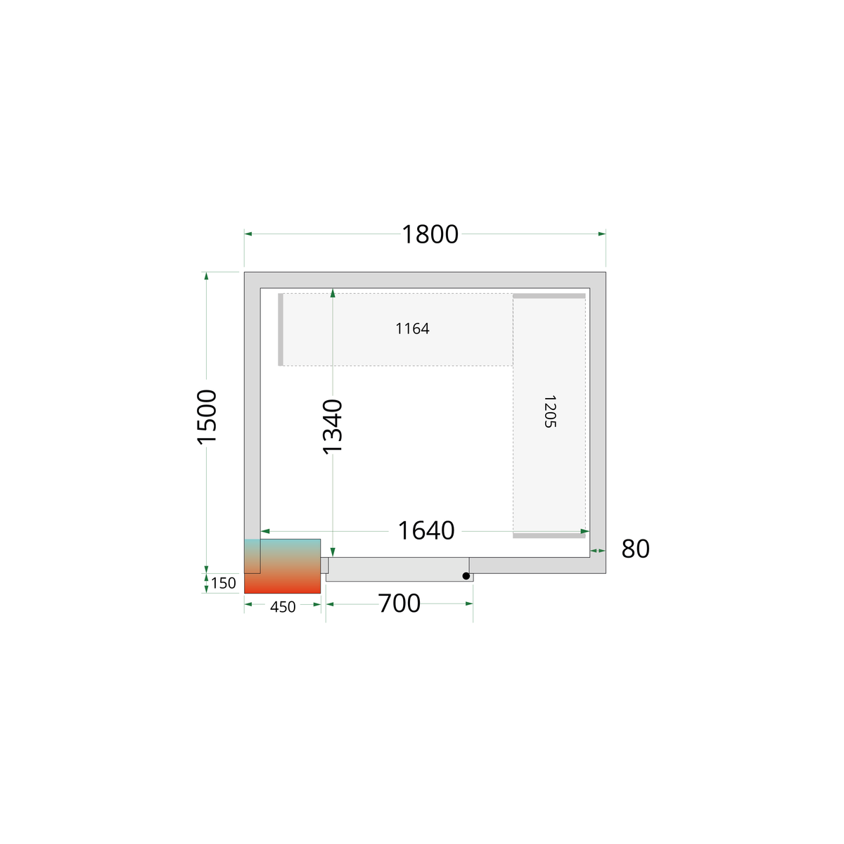 TEFCOLD CRPF 1815 Shelf Kit CRPF1815