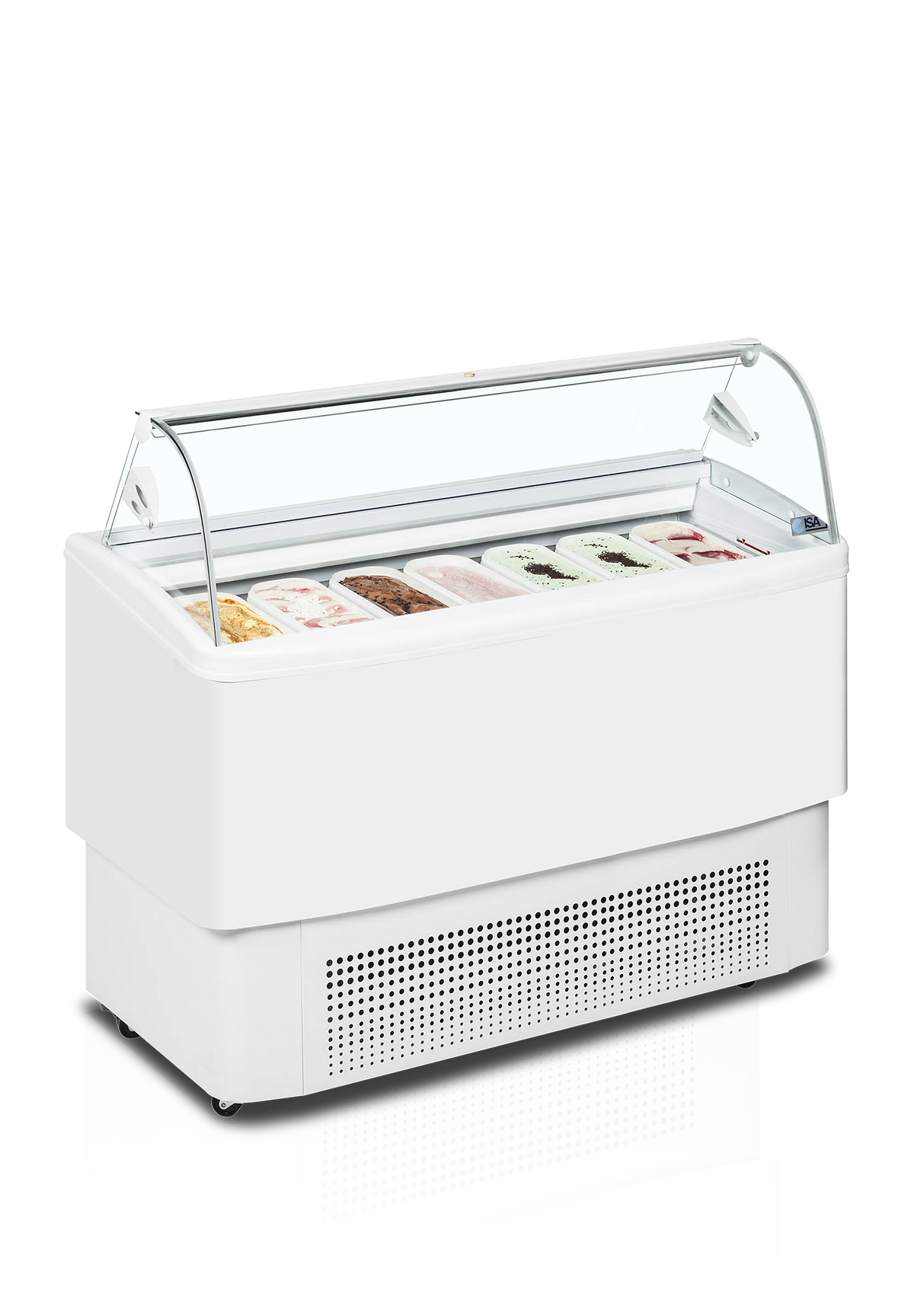 ISA FIJI 7 Ventilated Scoop Ice Cream Display