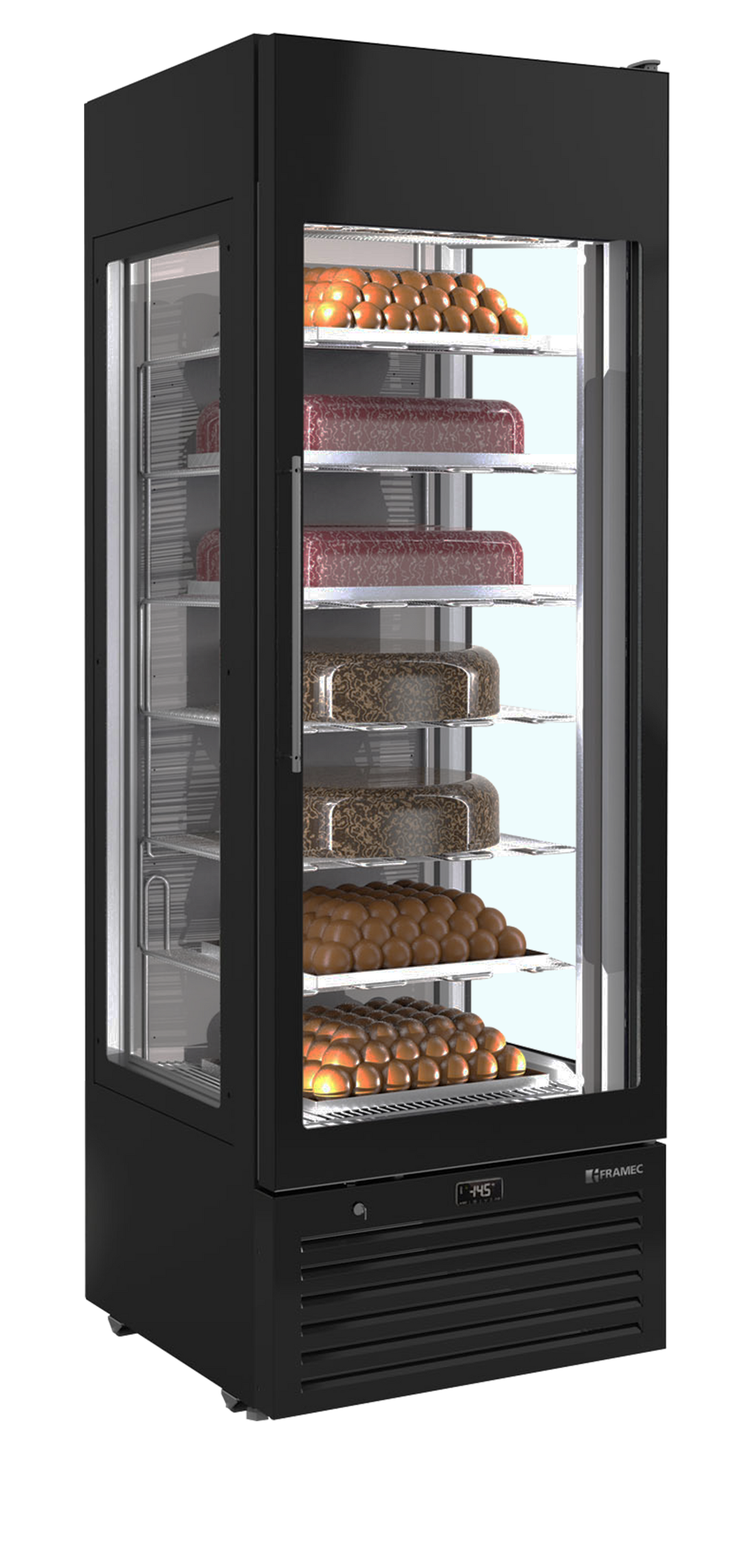 Framec VENERE NS Glass Display Freezer