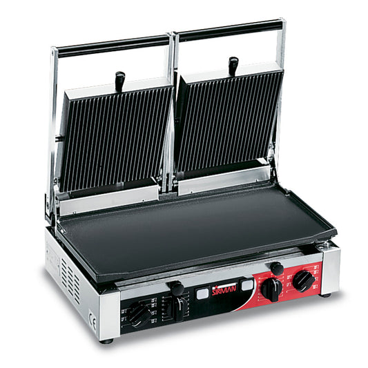 Sirman PD Double Flat/Ribbed Panini Grill