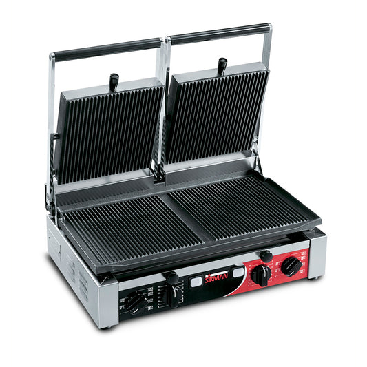 Sirman PD Double Ribbed Panini Grill