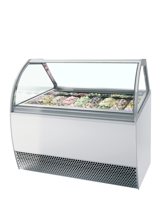 ISA MILLENNIUM LX18 Ventilated Scoop Ice Cream Display