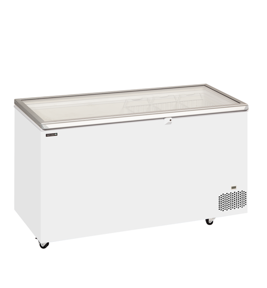 TEFCOLD ST401 Hinged Glass Lid Chest Freezer