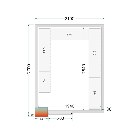 TEFCOLD CRPF2127 Shelf Kit CRPF2127