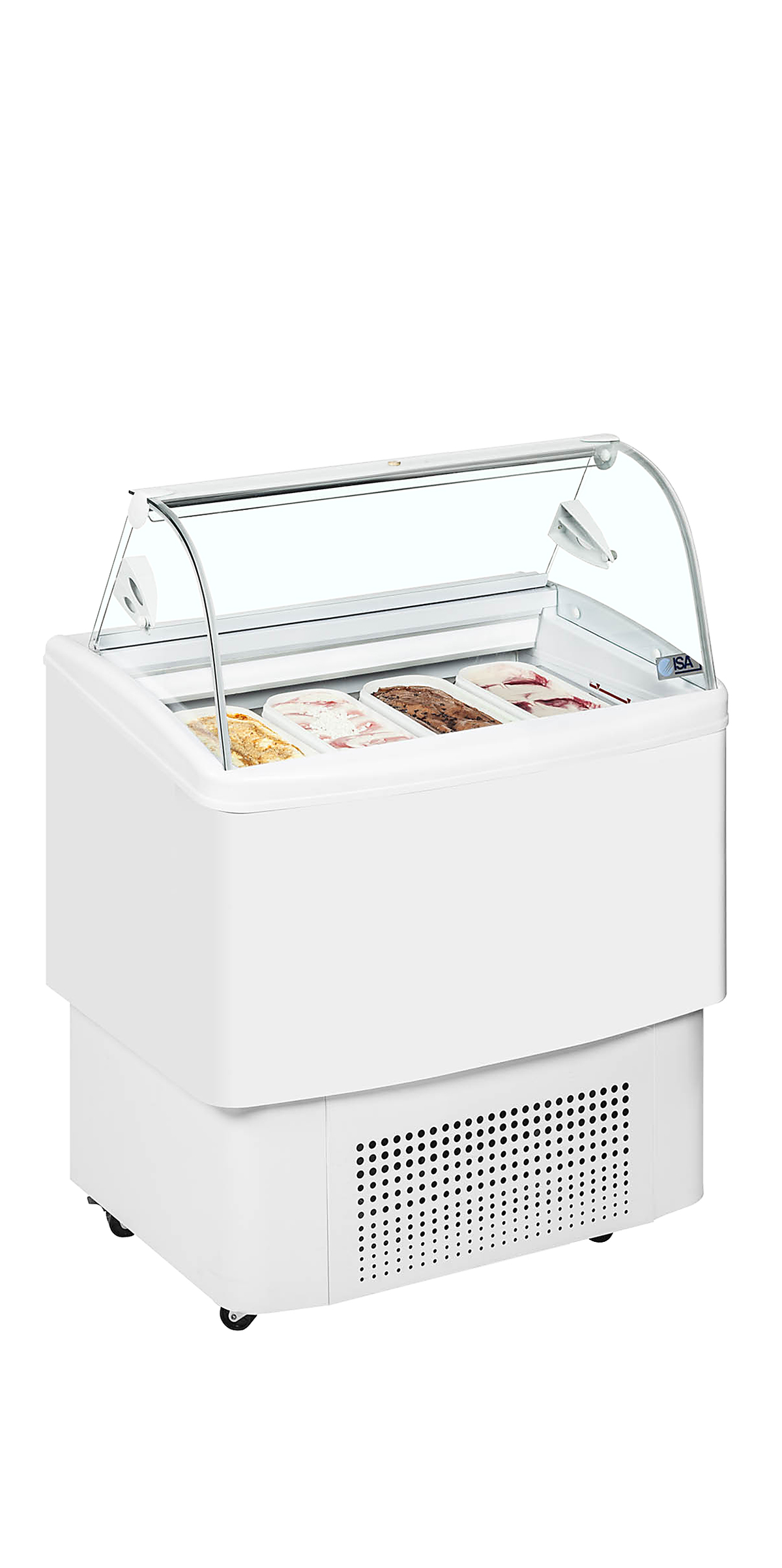 ISA FIJI 4 Ventilated Scoop Ice Cream Display