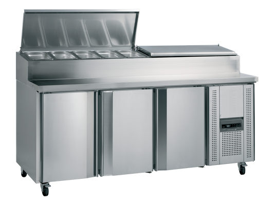 TEFCOLD SS7300 Gastronorm Prep Counter