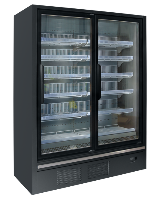 TEFCOLD Galaxy+ GPF2D EHA Glass Door Freezer