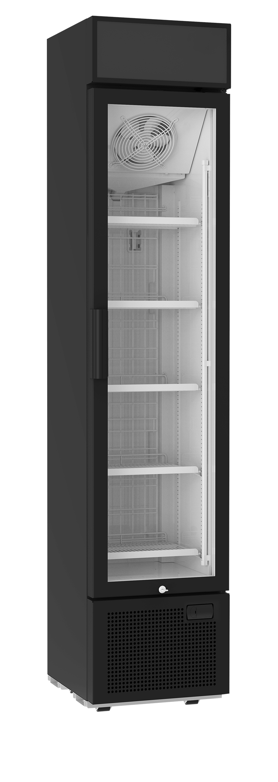 TEFCOLD FSF176VH B Slim Display Freezer