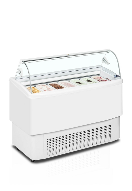 ISA FIJI 7 Ventilated Scoop Ice Cream Display