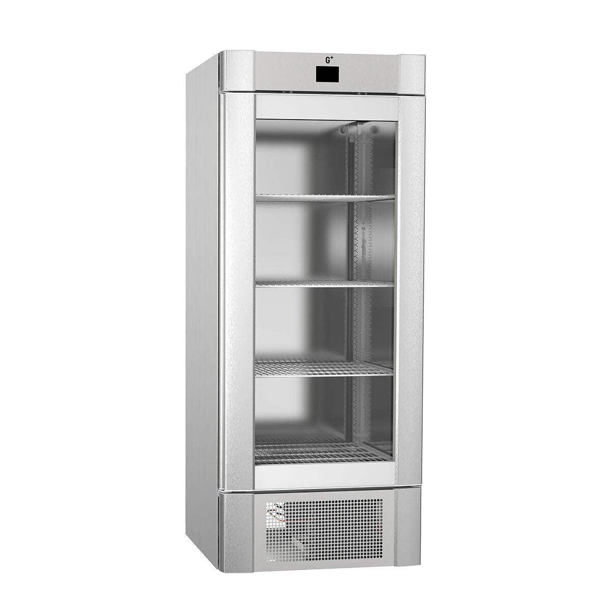 Gram Professional Maxi MIDI GR650 Stainless Steel Display Fridge